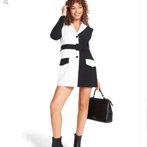 Steve Madden 2-tone Blazer Dress